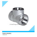 ASTM F304 Forged Stainless Steel Fittings NPT Threaded Tee